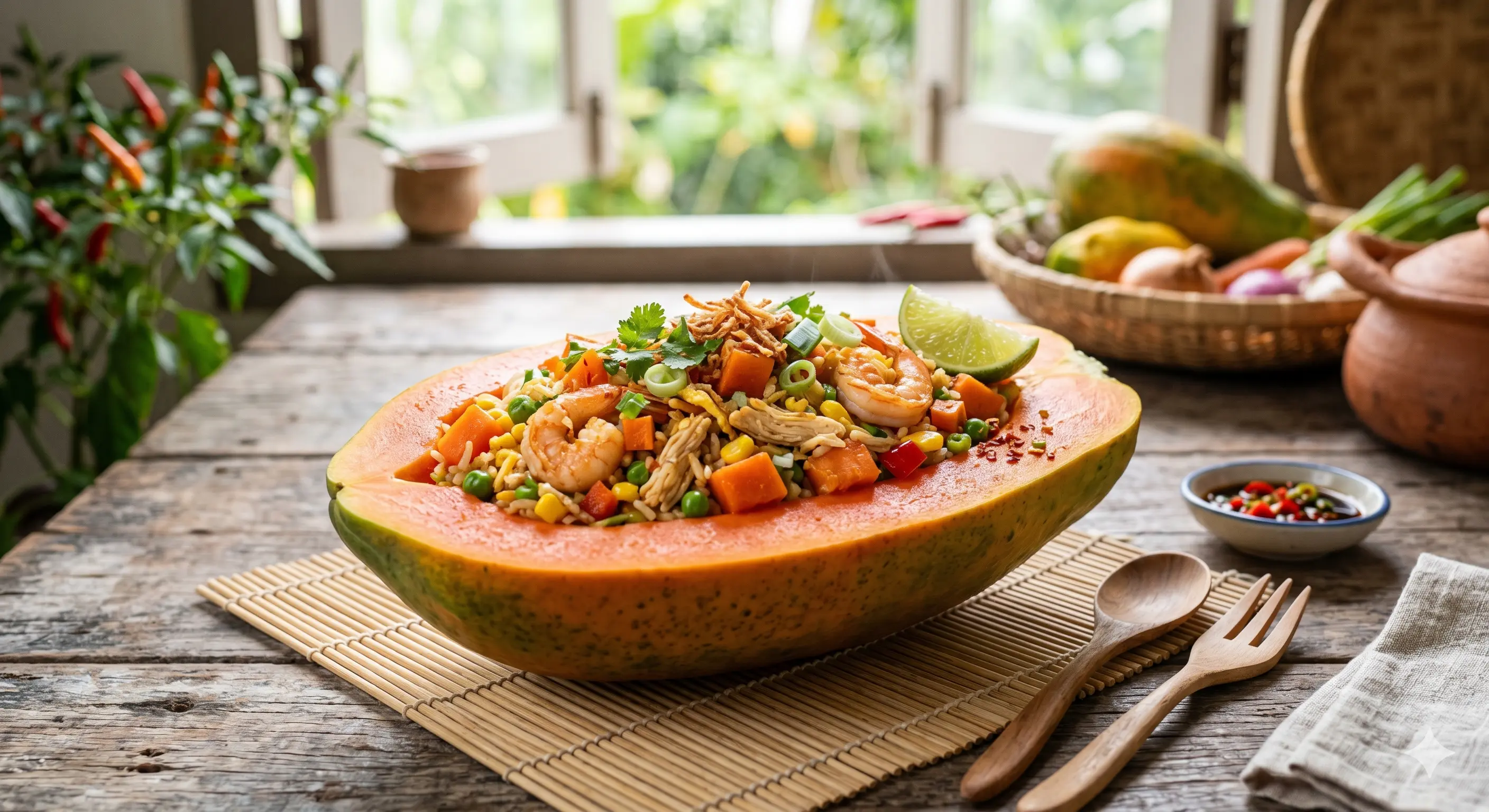 Papaya Fried Rice
